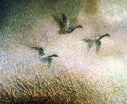 unknow artist flying oil painting reproduction